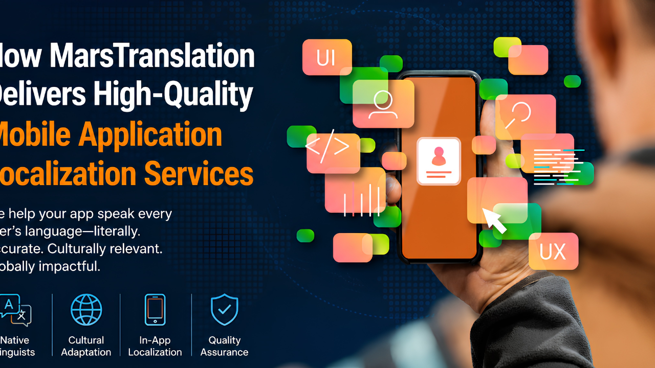 How MarsTranslation Delivers High-Quality Mobile Application Localization Services