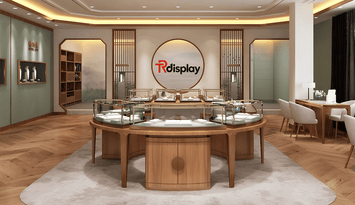 How to design the jewelry store with luxury displays?