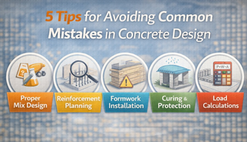 5 Tips for Avoiding Common Mistakes in Concrete Design