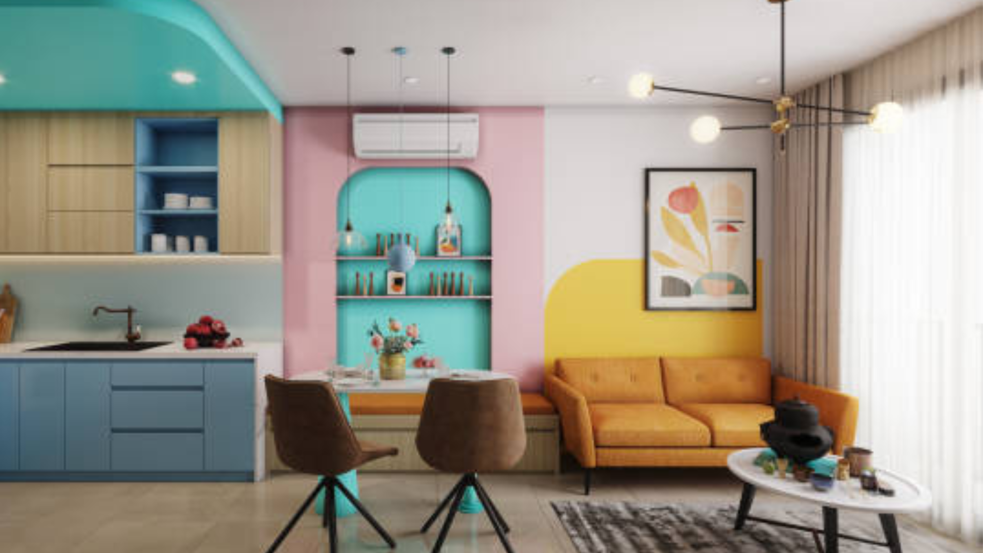 The Role of Colours in Interior Design of Liveable Spaces