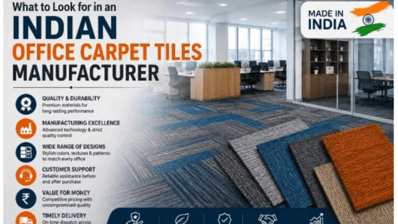 What to Look for in an Indian Office Carpet Tiles Manufacturer
