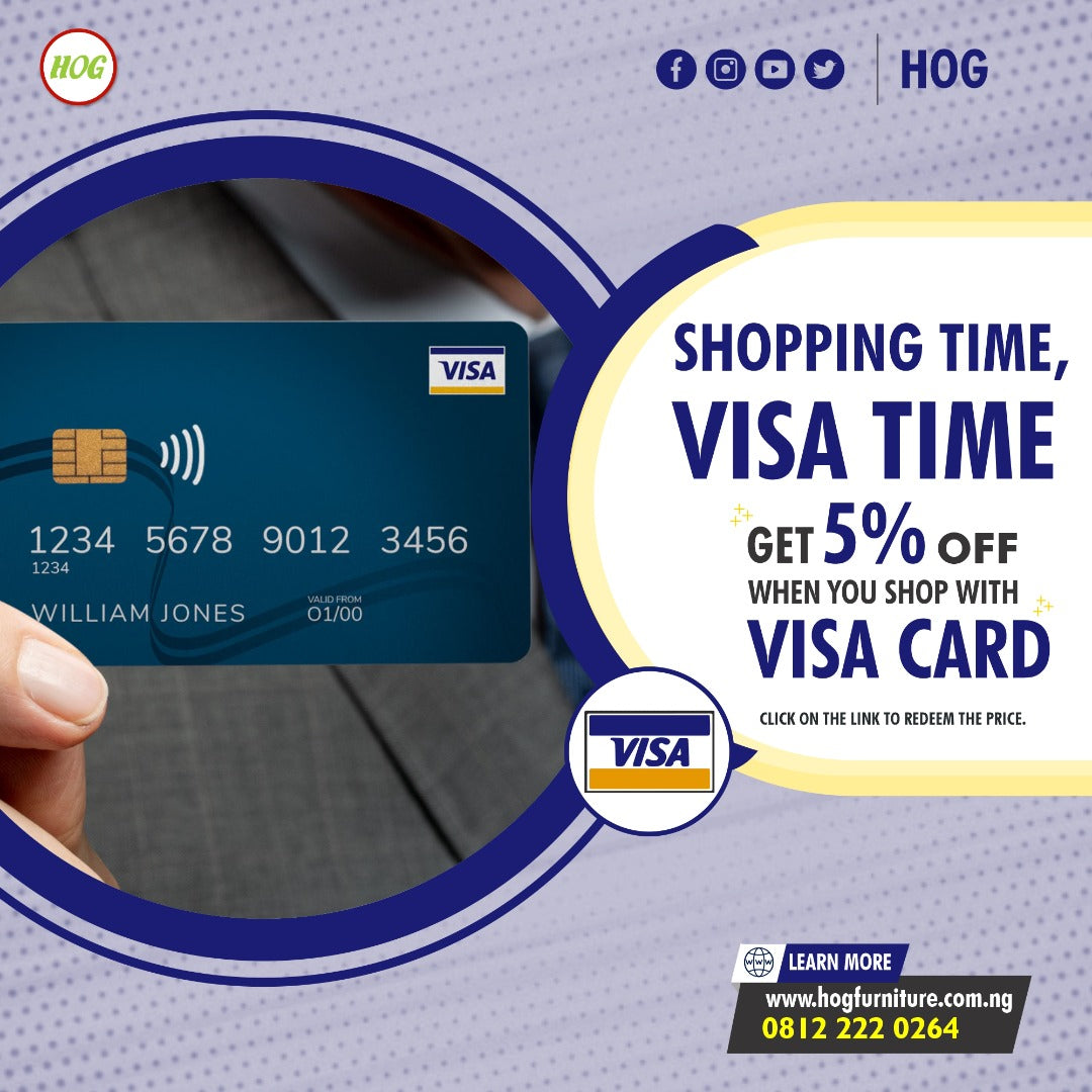 HOG ads on 5% discount with VISA cards