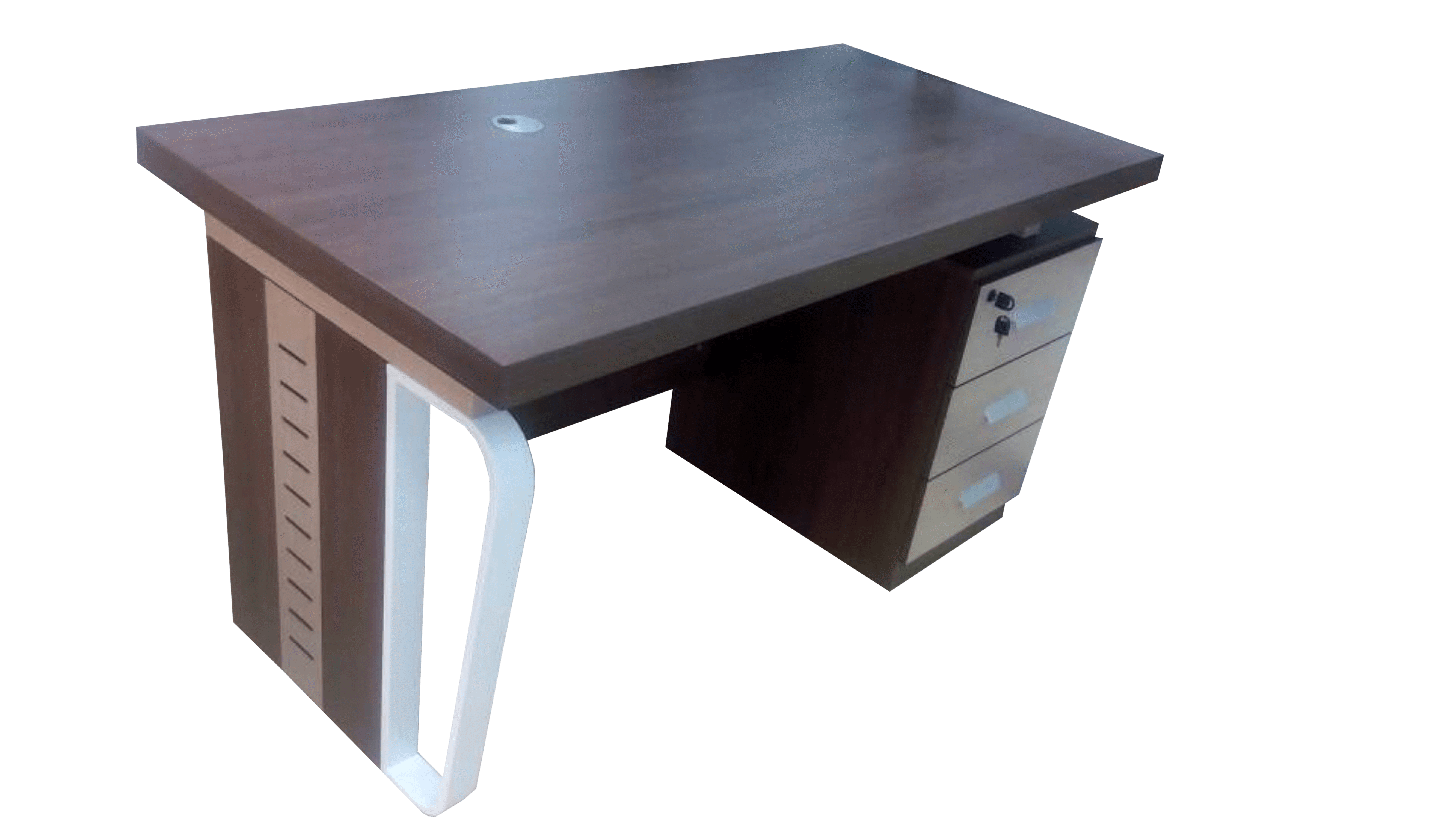 1.4 Metre Office Desk-Brown Home Office Garden | HOG-HomeOfficeGarden | online marketplace