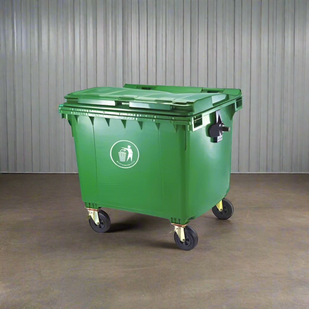 1100 Litres Plastic Wheelie Refuse Bin