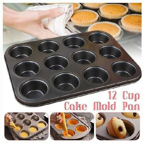 12 Holes Muffin Cake Pan @ HOG