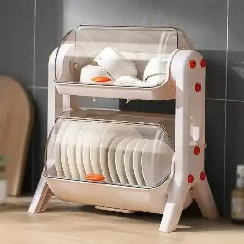 Dish Rack With Cover