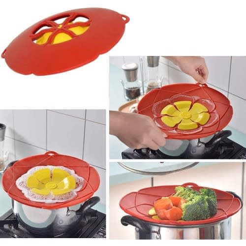 Silicone Pot Lid And Spill Stopper