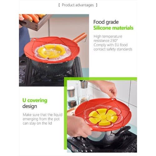 Silicone Pot Lid And Spill Stopper