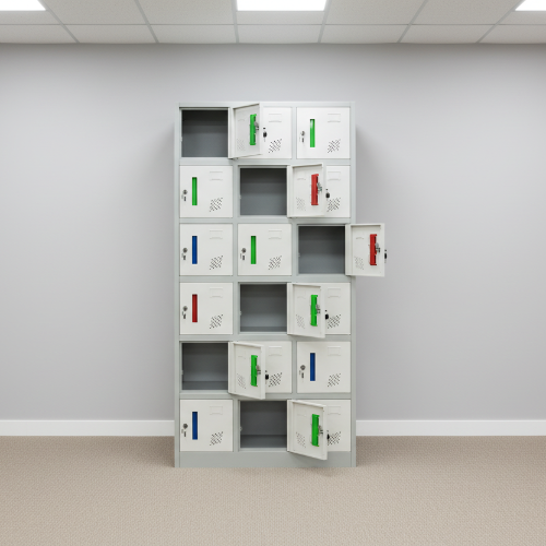 18 Doors Metal Locker Cabinet @HOG - Home, Office, Garden, Online Marketplace