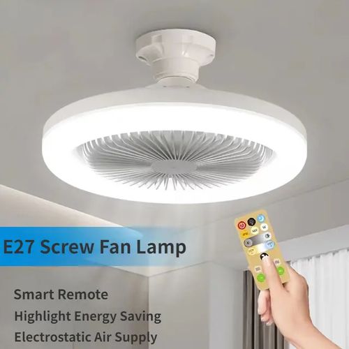 Ceiling Fan With LED Light And Remote Control