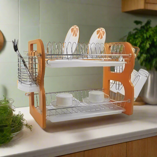 2- Tier Wooden Dish Rack Order Now @HOG Online Marketplace