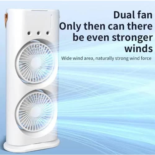 Rechargeable Double Headed Spray Fan