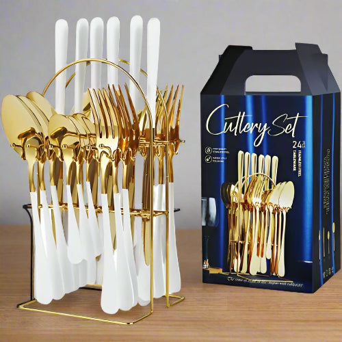 24-Piece Stainless Steel Cutlery Set @HOG - Home Office Garden Online Marketplace