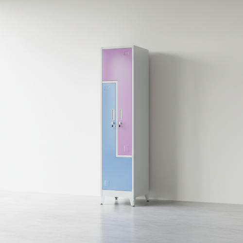 2 Doors Metal Locker Cabinet with Interlocking Design @HOG - Home, Office, Garden, Online Marketplace