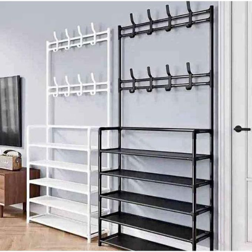 2 IN 1 Cloth Hanger And Shoe Rack BIGGEST SIZE @HOG - Home, Office, Garden, Online Marketplace
