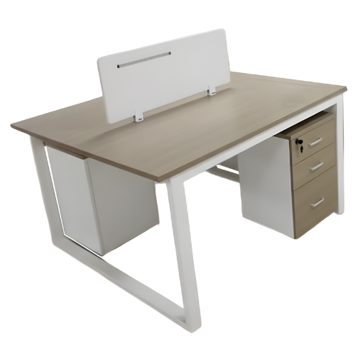 2 Man Workstation Unit with Metal Legs @HOG - Home, Office, Garden, Online Marketplace