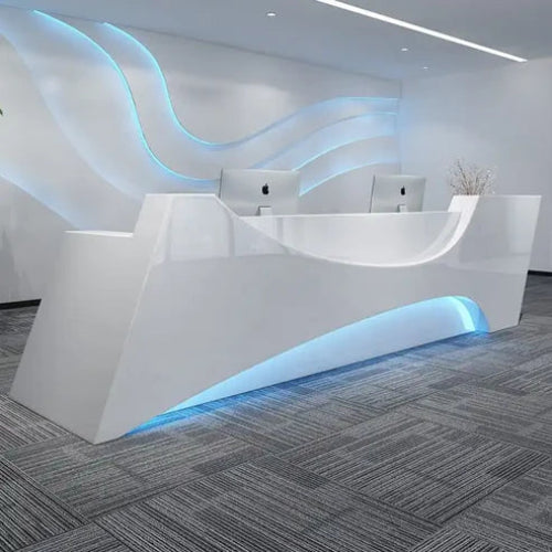 2 Person Classic Reception Desk 2.8 Meter. @HOG - Home Office Garden Online Marketplace