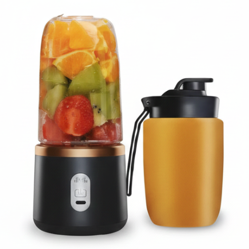 2 in 1 Portable Juice Blender Usb Rechargeable 6-Blade Automatic Smoothie Blender @HOG - Home, Office, Garden, Online Marketplace