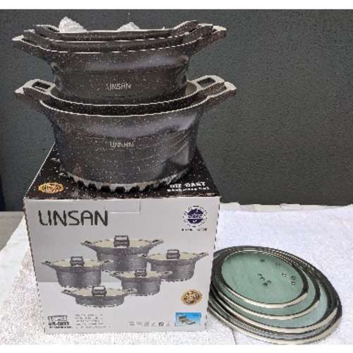 Linsan Die-cast Cookware Set - 10 Pcs