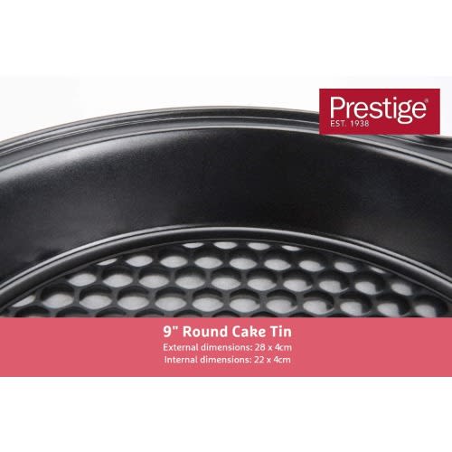 Prestige Aerolift Round Cake Tin - Non Stick Bakeware - 9 Inch. Home Office Garden | HOG-HomeOfficeGarden | online marketplace