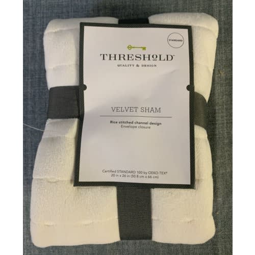 Threshold Velvet Quilt Pillow