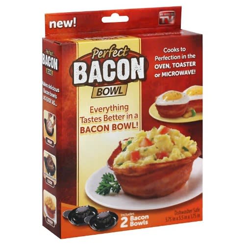 Perfect Bacon Cook In Oven Bowls -2pieces