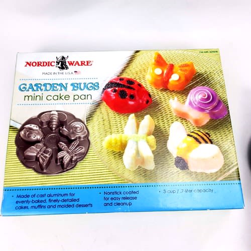 Nordic Wares Garden Bugs -Mini Cake Pan