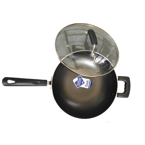 Covered Non Stick Teflon 11" Lid - Aluminum - 5qt