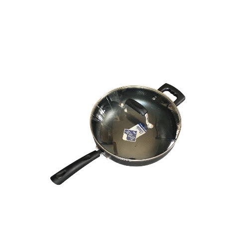 Covered Non Stick Teflon 11" Lid - Aluminum - 5qt