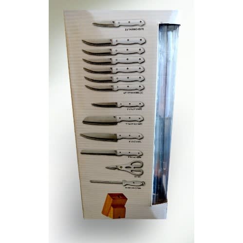 Sharper Image Knife Block Set - 14pcs