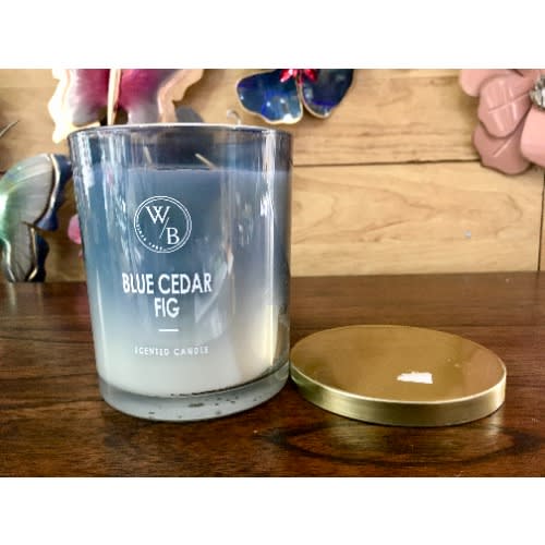 Western Brook Blue Cedar Fig Scented Candle - 16oz