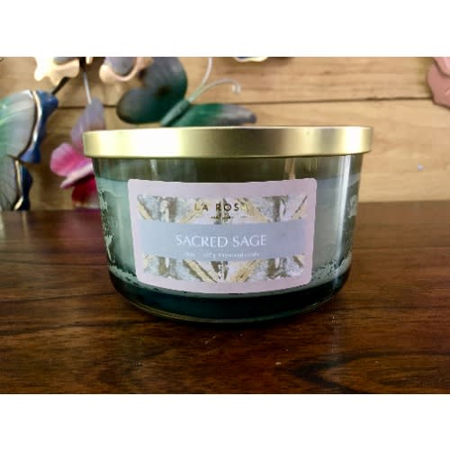 La Rosa Sacred Sage 14 Oz Candle - 397g