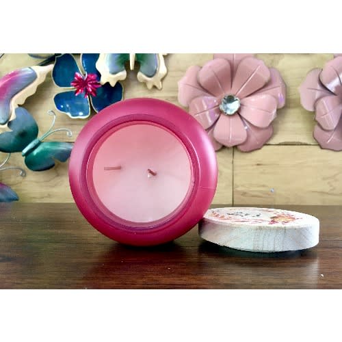 Alawọ ewe 3 Wick Candle