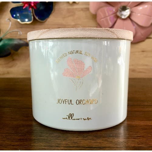 Willow + Rose Joyful Orchard Mokara Scented Candle - 11oz - 312g