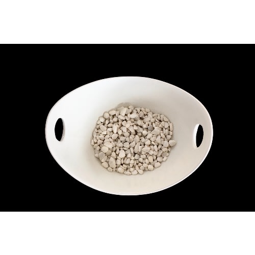 Porcelain Curve Bowl With Cut Outs - 1.5 Qt - White