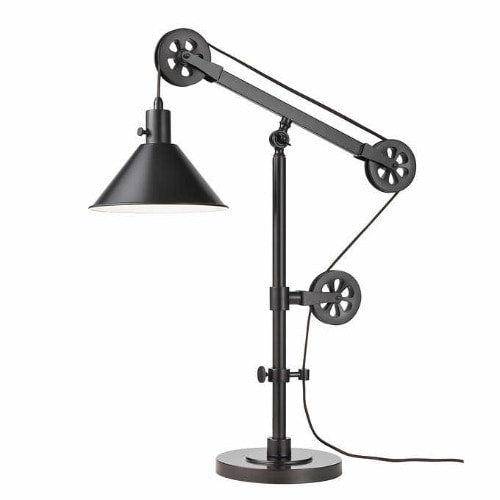 Industrial Pulley Table Lamp. Home Office Garden | HOG-HomeOfficeGarden | online marketplace