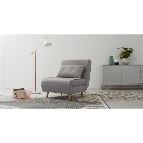 Haru Single Sofa Bed - Marshmallow Grey