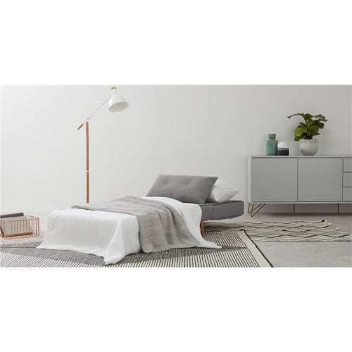 Haru Single Sofa Bed - Marshmallow Grey