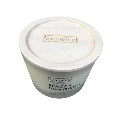 Art Wick Peace + Tranquility Shea Butter Scented Soy Candle 12oz