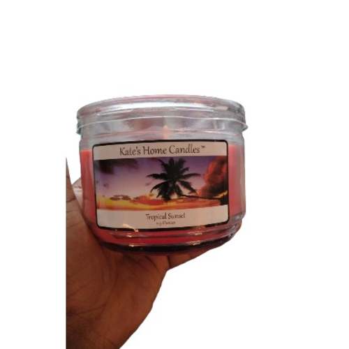 Kate's Home Tropical Sunset Scented Soy Candle - 11.5ounces