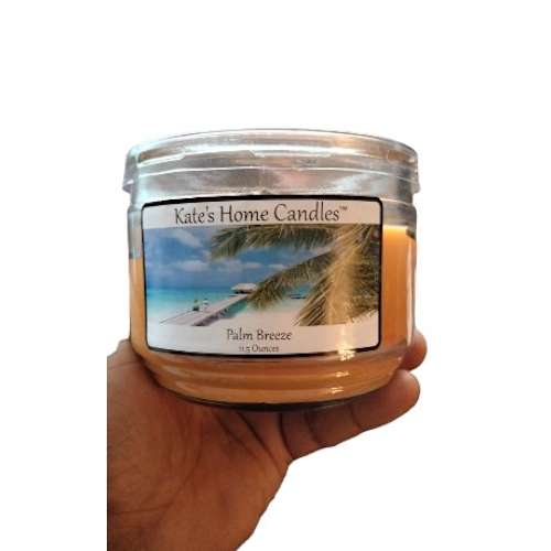 Kate's Home Palm Breeze Scented Soy Candle - 11.5ounces