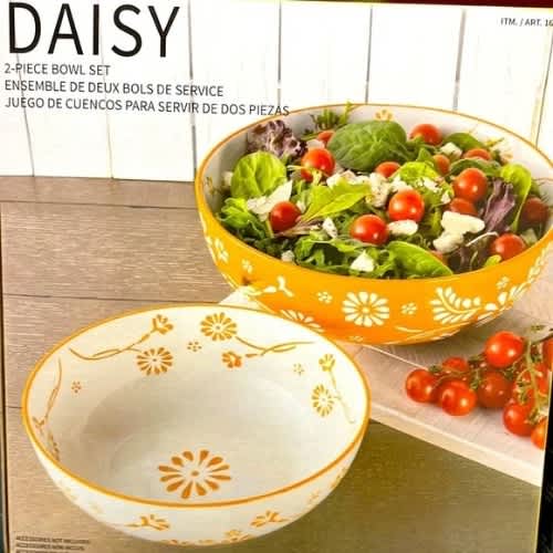 Daisy 2 Piece Serving Bowl Set