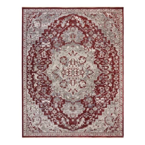 Rug na Yankin Asteria - Landau Red - Zagaye - 7ft/10"