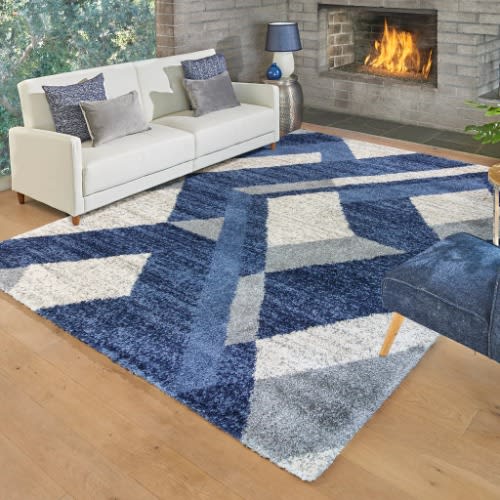 Thomasville Shag Rugs - Geo - 9 Ft. 5 In. X 13 Ft