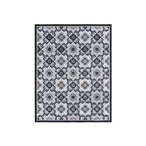 Elements Paros Black Grey Indoor/outdoor Area Rug - 5ft 3in X 7ft