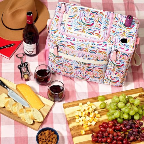 Fit + Fresh 30 Litre Dual-compartment Insulated Cooler Bag With Wine Cooler Compartment