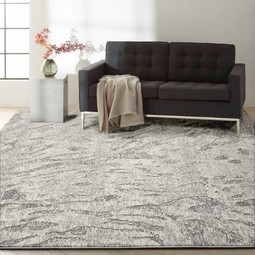 Calvin Klein Jackson Ivory Gray Area Rug - 5ft. 3in. X 7ft. 3in - 160cm X 220cm