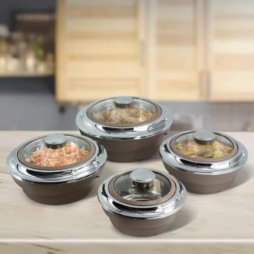 Jaypee Cassa Glass Mega Casserole Dishes - Set Of 4 - 1L/ 1.5L/ 2L & 3 Litres. Home Office Garden | HOG-HomeOfficeGarden | online marketplace