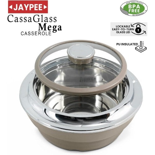 Jaypee Cassa Glass Mega Casserole Dishes - Set Of 4 - 1L/ 1.5L/ 2L & 3 Litres. Home Office Garden | HOG-HomeOfficeGarden | online marketplace