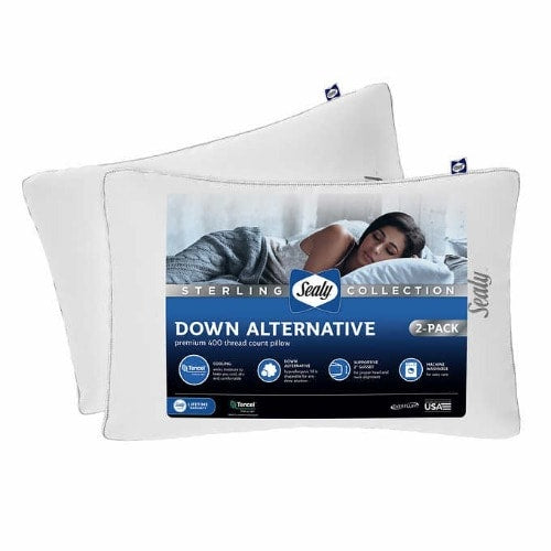 Sealy Sterling Collection Down-alternative Queen Pillow, 2-pack. Home Office Garden | HOG-HomeOfficeGarden | online marketplace